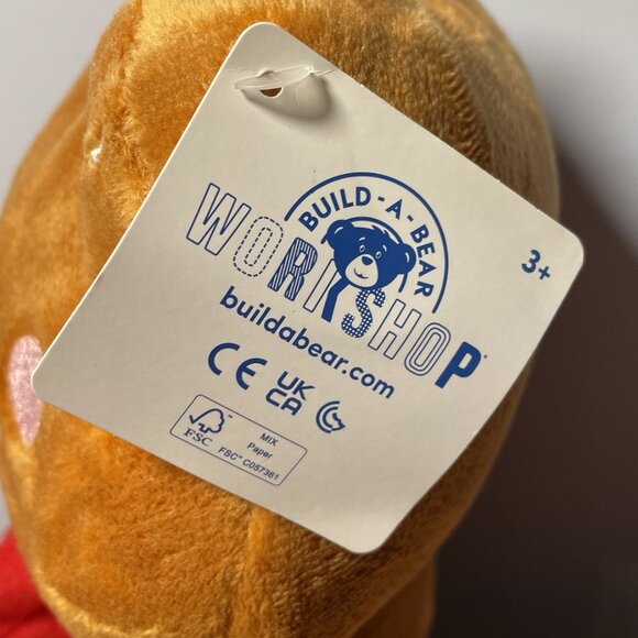 Build-A-Bear Gingerbread Frog with Bow Plush - Picture 6 of 7